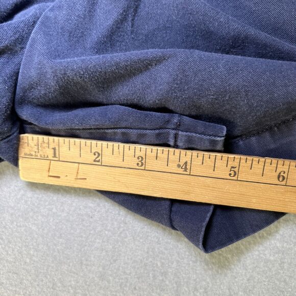 Durable Goods Women's Chino Camp Shorts Size 4 Navy Pleated Cotton - Picture 8 of 8